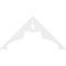 Ekena Millwork Pitch Heath Architectural Grade PVC Gable Pediment, 36"W x 18"H x 1"P (12/12) GPP036X018X100HEA - alternate 2
